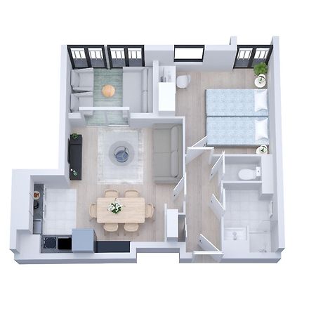 L'Eden - T2 Neuf Avec Loggia Et Parking Prive - Proche Rer A & Disneyland Шеси Экстерьер фото