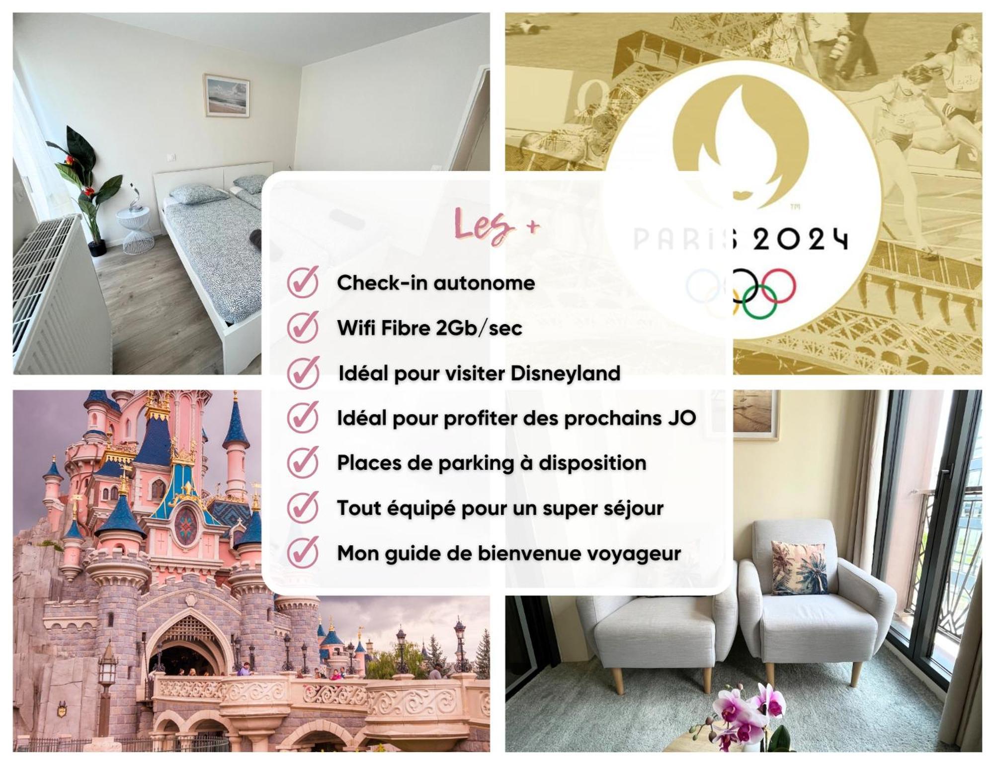 L'Eden - T2 Neuf Avec Loggia Et Parking Prive - Proche Rer A & Disneyland Шеси Экстерьер фото