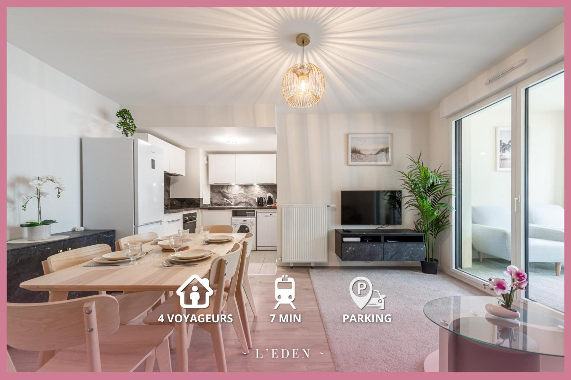 L'Eden - T2 Neuf Avec Loggia Et Parking Prive - Proche Rer A & Disneyland Шеси Экстерьер фото