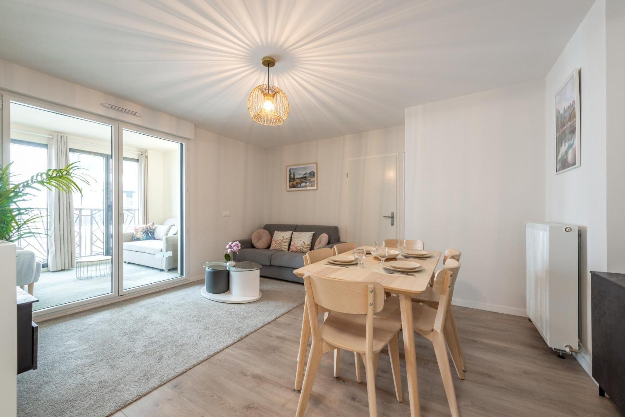 L'Eden - T2 Neuf Avec Loggia Et Parking Prive - Proche Rer A & Disneyland Шеси Экстерьер фото
